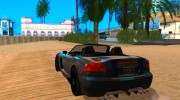 Dodge Viper SRT-10 для GTA San Andreas миниатюра 3