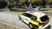 Volkswagen Passat - Norwegian Police Edition 2012 for GTA 4 miniature 3