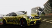 Mercedes-Benz C 63 AMG Black Series v.2 для GTA San Andreas миниатюра 9