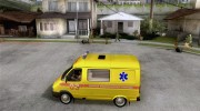 ГАЗ 22172 Скорая помощь para GTA San Andreas miniatura 2