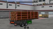 Logs Trailer 1.22 для Euro Truck Simulator 2 миниатюра 1
