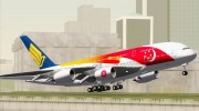 Airbus A380-800 Singapore Airlines Singapores 50th Birthday Livery (9V-SKI) для GTA San Andreas миниатюра 23