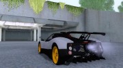 Pagani Zonda Cinque для GTA San Andreas миниатюра 2
