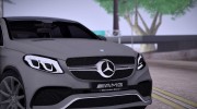 Mercedes-Benz GLE 63 AMG Coupe для GTA San Andreas миниатюра 4