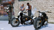 Harley-Davidson Fat Boy Lo Racing Bobber Lost MC Custom 1.1 for GTA 5 miniature 9