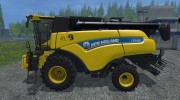 New Holland CR9.90 Yellow para Farming Simulator 2015 miniatura 2