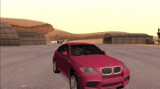 BMW X6M for GTA San Andreas miniature 4
