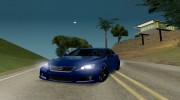Lexus IS-F 2011 для GTA San Andreas миниатюра 9