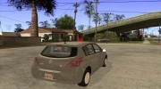 Nissan Tiida для GTA San Andreas миниатюра 4