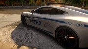 Aston Martin Vanquish NYPD для GTA 4 миниатюра 10
