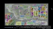 Карта с областями для GTA San Andreas миниатюра 2