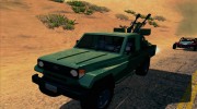 Toyota Land Cruiser Army для GTA San Andreas миниатюра 1