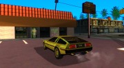 Golden DeLorean DMC-12 для GTA San Andreas миниатюра 3
