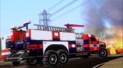 Hummer H2 Firetruck Fire Department City of Los Sanos para GTA San Andreas miniatura 14