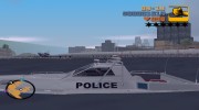 Полицейский катер HQ para GTA 3 miniatura 2
