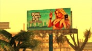 GTA 5 Girl Poster billboard for GTA San Andreas miniature 5