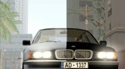 1996 BMW E38 730i для GTA San Andreas миниатюра 9
