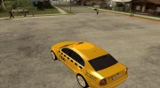 Skoda Superb TAXI cab для GTA San Andreas миниатюра 3