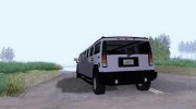 Hummer H2 Stretch para GTA San Andreas miniatura 3
