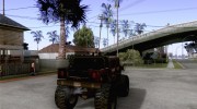 Hummer H1 Humster для GTA San Andreas миниатюра 4