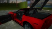 Chevrolet Corvette ZR1 Black Revel for GTA Vice City miniature 7