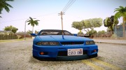 Nissan Skyline R33 GT-R V-Spec 1995 for GTA San Andreas miniature 2
