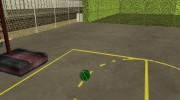 Green basketball ball by Vexillum para GTA San Andreas miniatura 1