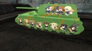 Anime шкурка для Maus para World Of Tanks miniatura 2
