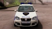 Golf V - Croatian Police Car для GTA San Andreas миниатюра 10