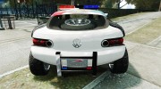VW Concept T Police для GTA 4 миниатюра 4