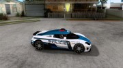 Koenigsegg CCX Police для GTA San Andreas миниатюра 5