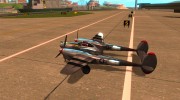 P38 Lightning para GTA San Andreas miniatura 2