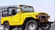 Toyota Land Cruiser J40 1980 для GTA San Andreas миниатюра 6