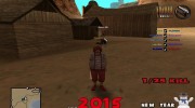 C-HUD New Year. HD para GTA San Andreas miniatura 1