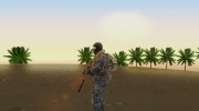 COD BO Russian Soldier Winter Balaclava para GTA San Andreas miniatura 2