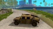 Hummer H1 War Edition для GTA San Andreas миниатюра 2