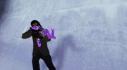 Фиолетовый AK47 for GTA San Andreas miniature 4