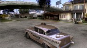 Chevrolet Bel Air 4-door Sedan Taxi 1957 для GTA San Andreas миниатюра 3