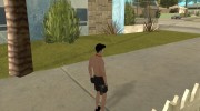 Скин пляжного человека для GTA San Andreas миниатюра 3