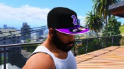 LA New Era Cap for Franklin для GTA 5 миниатюра 2