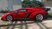 Lamborghini Veneno 2013 для GTA 5 миниатюра 6