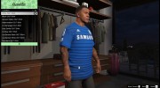Футболка Chelsea для Франклина for GTA 5 miniature 2