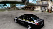 BMW M5 E60 Police для GTA San Andreas миниатюра 3