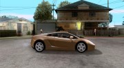 Lamborghini Gallardo for GTA San Andreas miniature 5
