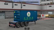 JBK 5 Containertrailer (MDM) для Euro Truck Simulator 2 миниатюра 2