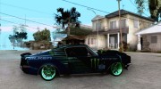 Shelby GT500 Monster Drift для GTA San Andreas миниатюра 5
