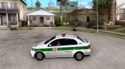 Volkswagen Voyage Policija для GTA San Andreas миниатюра 2