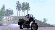 Harley Davidson Dyna Defender для GTA San Andreas миниатюра 1