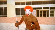 CJ - Crazy Clown для GTA San Andreas миниатюра 1
