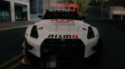 Nissan GT-R (R35) 2012 GT3 для GTA San Andreas миниатюра 15